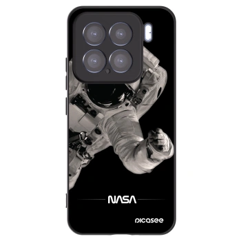 Picasee Xiaomi 15 Hülle - Schwarzes Silikon - Astronaut Big