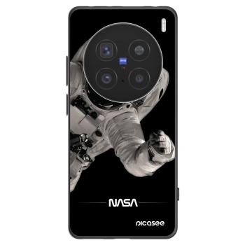 Picasee Vivo X200 Pro Hülle - Schwarzes Silikon - Astronaut Big