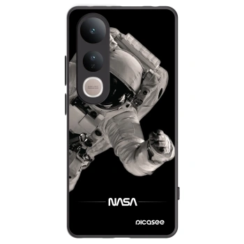 Picasee Vivo V50 Lite 5G Hülle - Schwarzes Silikon - Astronaut Big