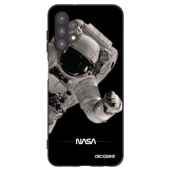 Picasee Samsung Galaxy A13 5G Hülle - Schwarzes Silikon - Astronaut Big
