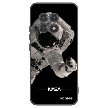 Picasee OnePlus 13R 5G Hülle - Schwarzes Silikon - Astronaut Big