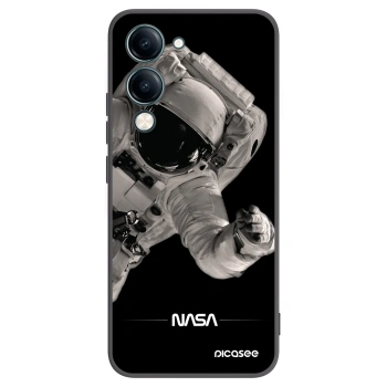 Picasee Vivo Y29s 5G Hülle - Schwarzes Silikon - Astronaut Big