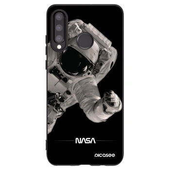 Picasee Huawei P30 Lite Hülle - Schwarzes Silikon - Astronaut Big