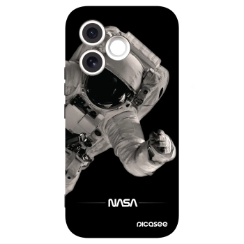 Picasee Honor 600 Lite Hülle - Schwarzes Silikon - Astronaut Big