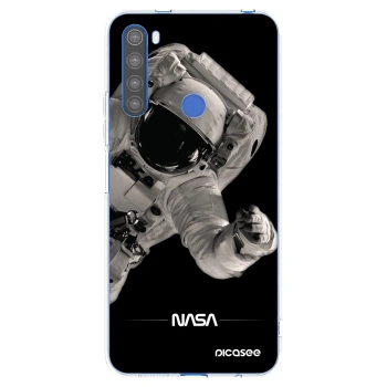 Picasee Xiaomi Redmi Note 8T Hülle - Transparentes Silikon - Astronaut Big