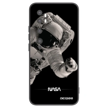 Picasee Xiaomi Mi Note 10 (Pro) Hülle - Schwarzes Silikon - Astronaut Big