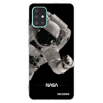 Picasee Samsung Galaxy A51 A515F Hülle - Transparentes Silikon - Astronaut Big