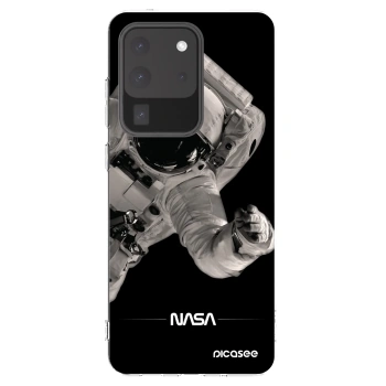 Picasee Samsung Galaxy S20 Ultra 5G G988F Hülle - Transparentes Silikon - Astronaut Big