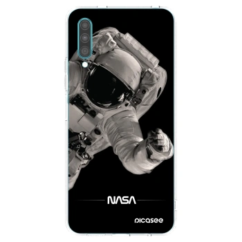 Picasee Samsung Galaxy A30s A307F Hülle - Transparentes Silikon - Astronaut Big