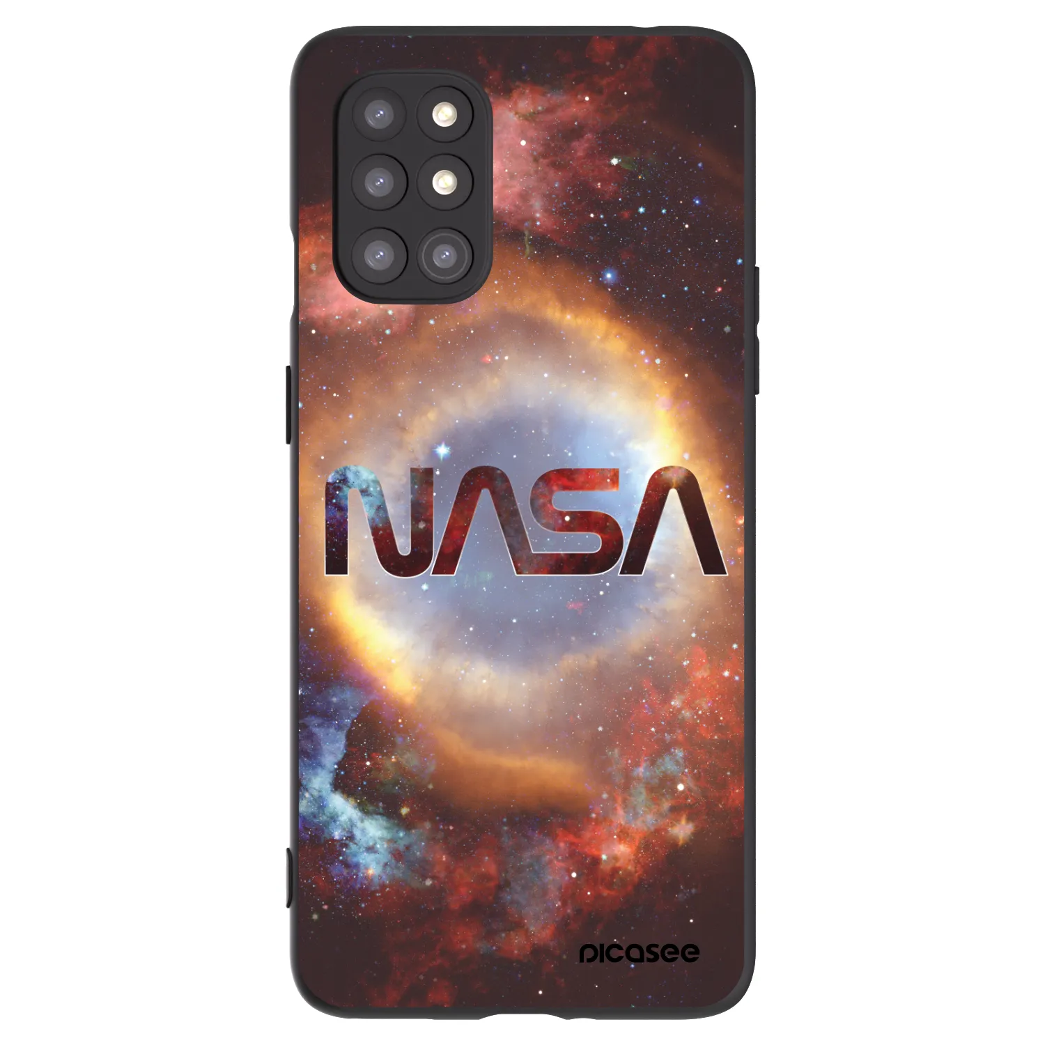 Picasee OnePlus 8T Hülle - Schwarzes Silikon - Nebula