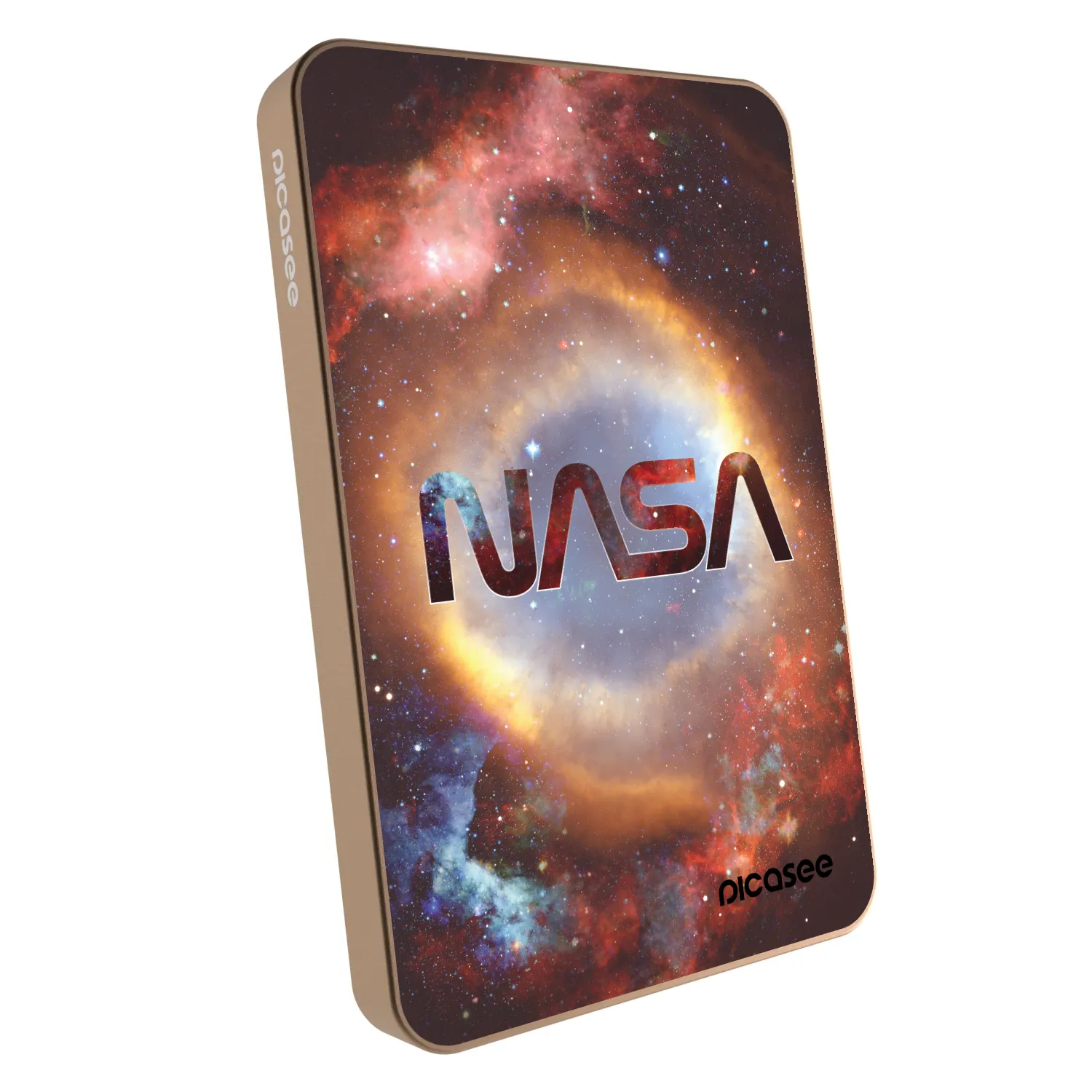 Picasee Powerbank mit MagSafe 5 000 mAh Golden - Nebula