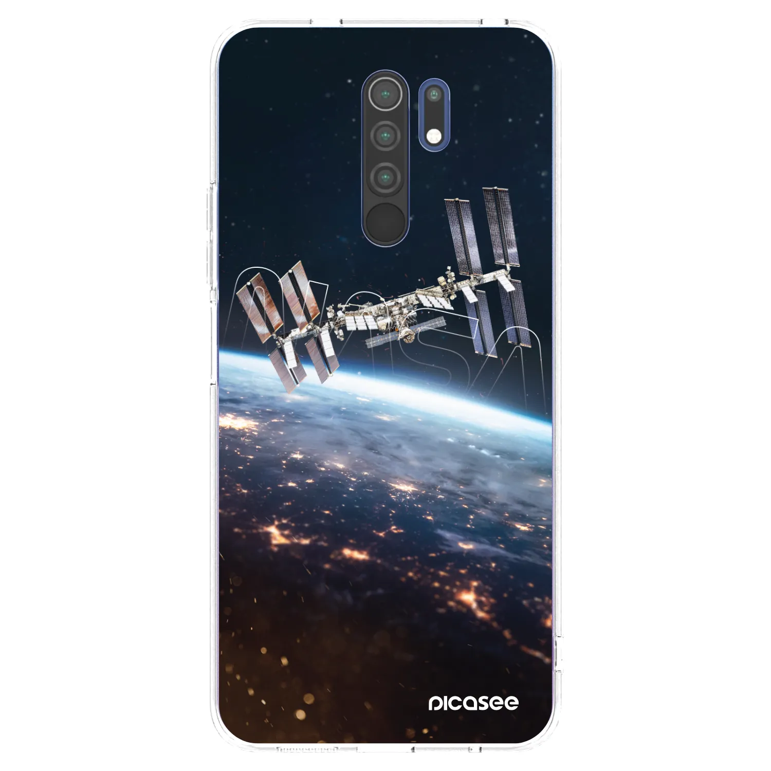 Picasee Xiaomi Redmi 9 Hülle - Transparentes Silikon - Station