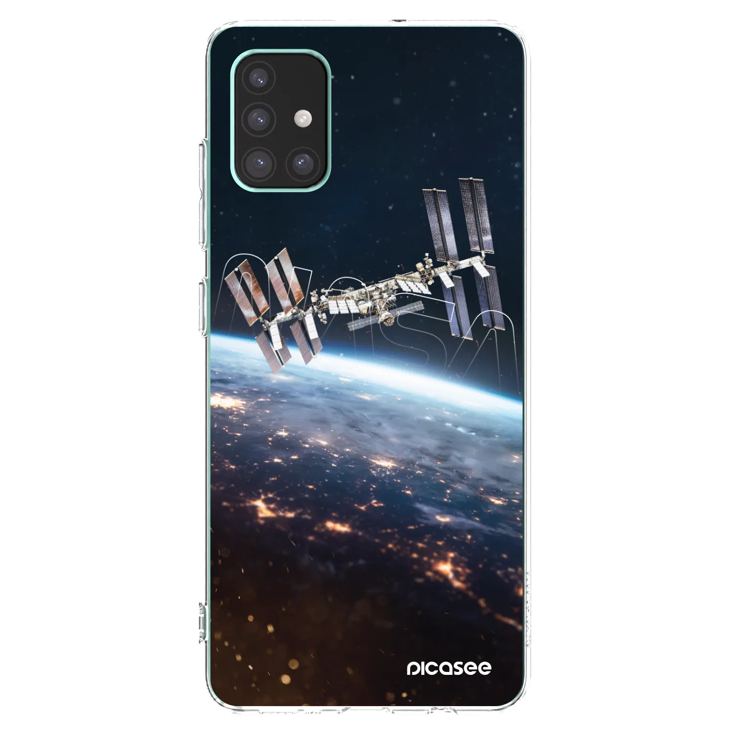 Picasee Samsung Galaxy M51 M515F Hülle - Transparentes Silikon - Station