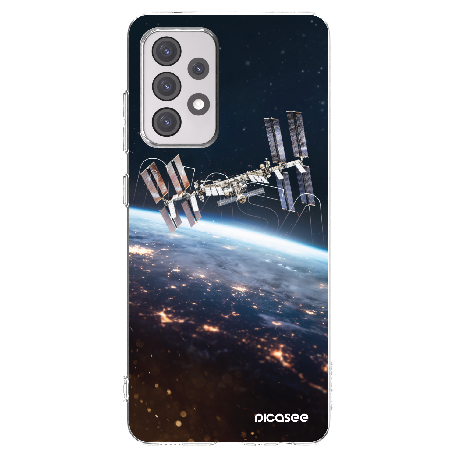 Picasee Samsung Galaxy A52 5G A525F Hülle - Transparentes Silikon - Station