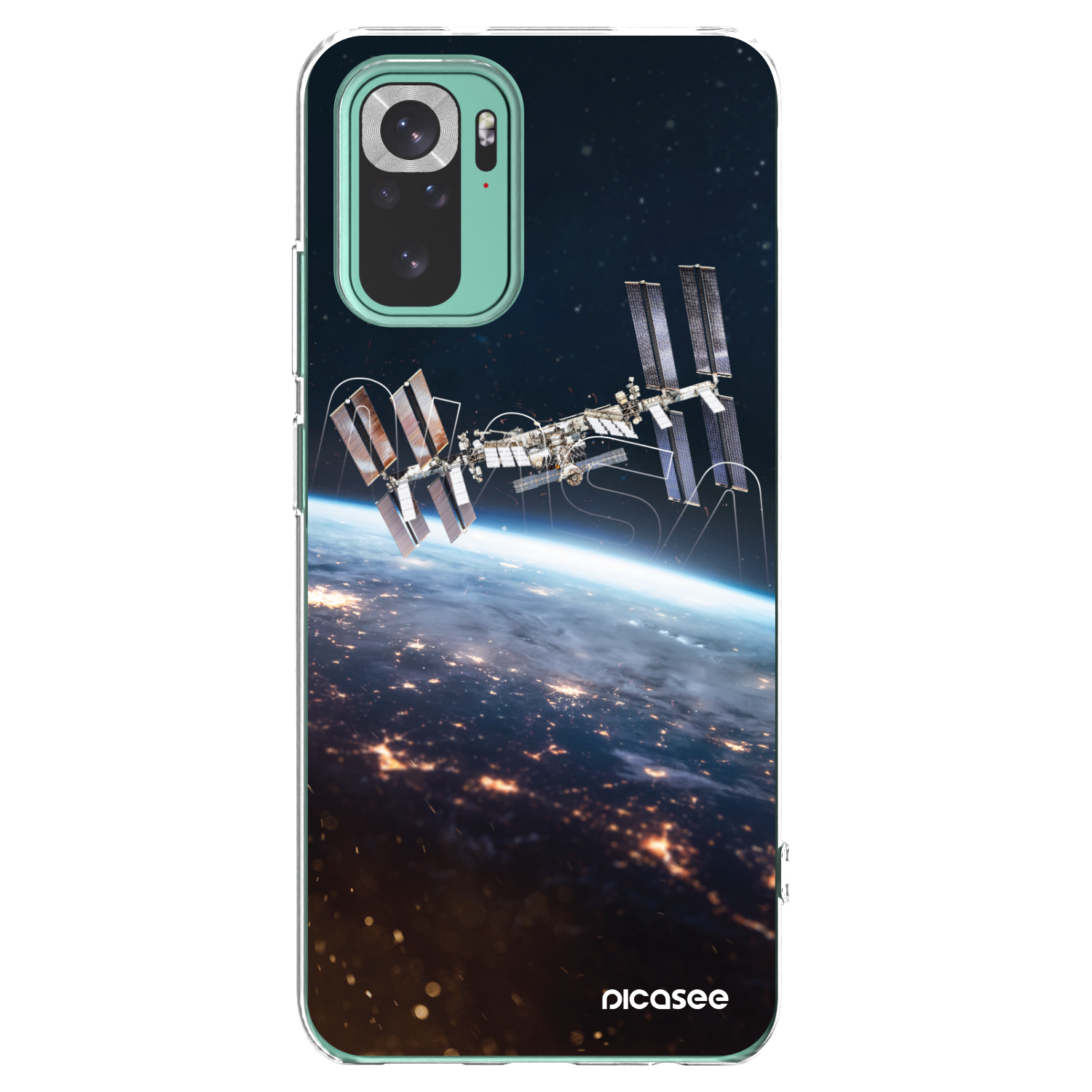Picasee Xiaomi Redmi Note 10 Pro Hülle - Transparentes Silikon - Station