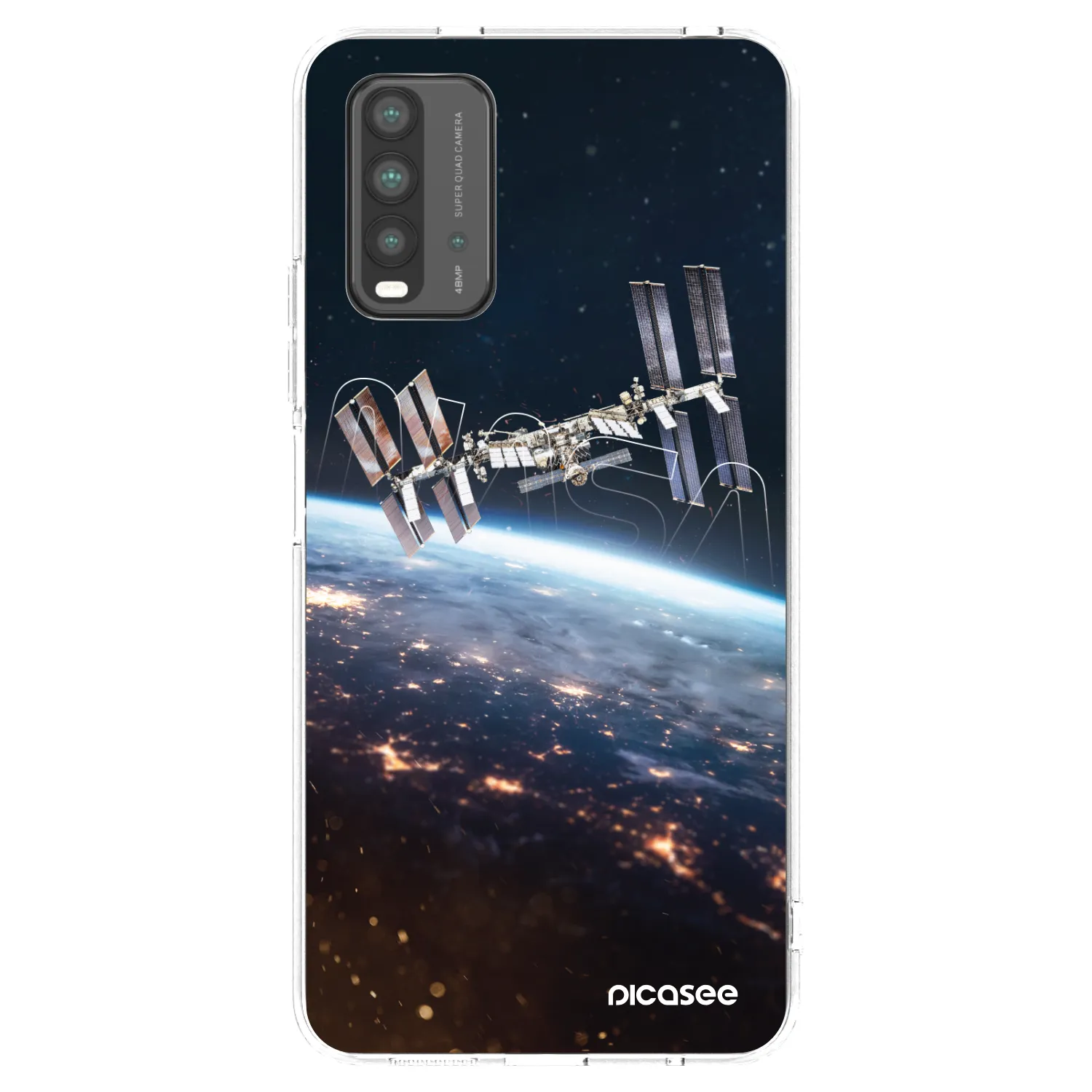 Picasee Xiaomi Redmi 9T Hülle - Transparentes Silikon - Station