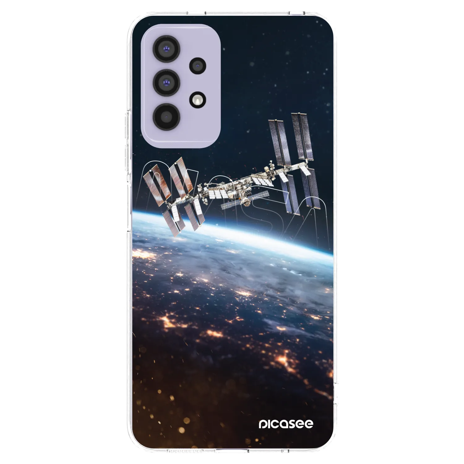 Picasee Samsung Galaxy A32 4G SM-A325F Hülle - Transparentes Silikon - Station