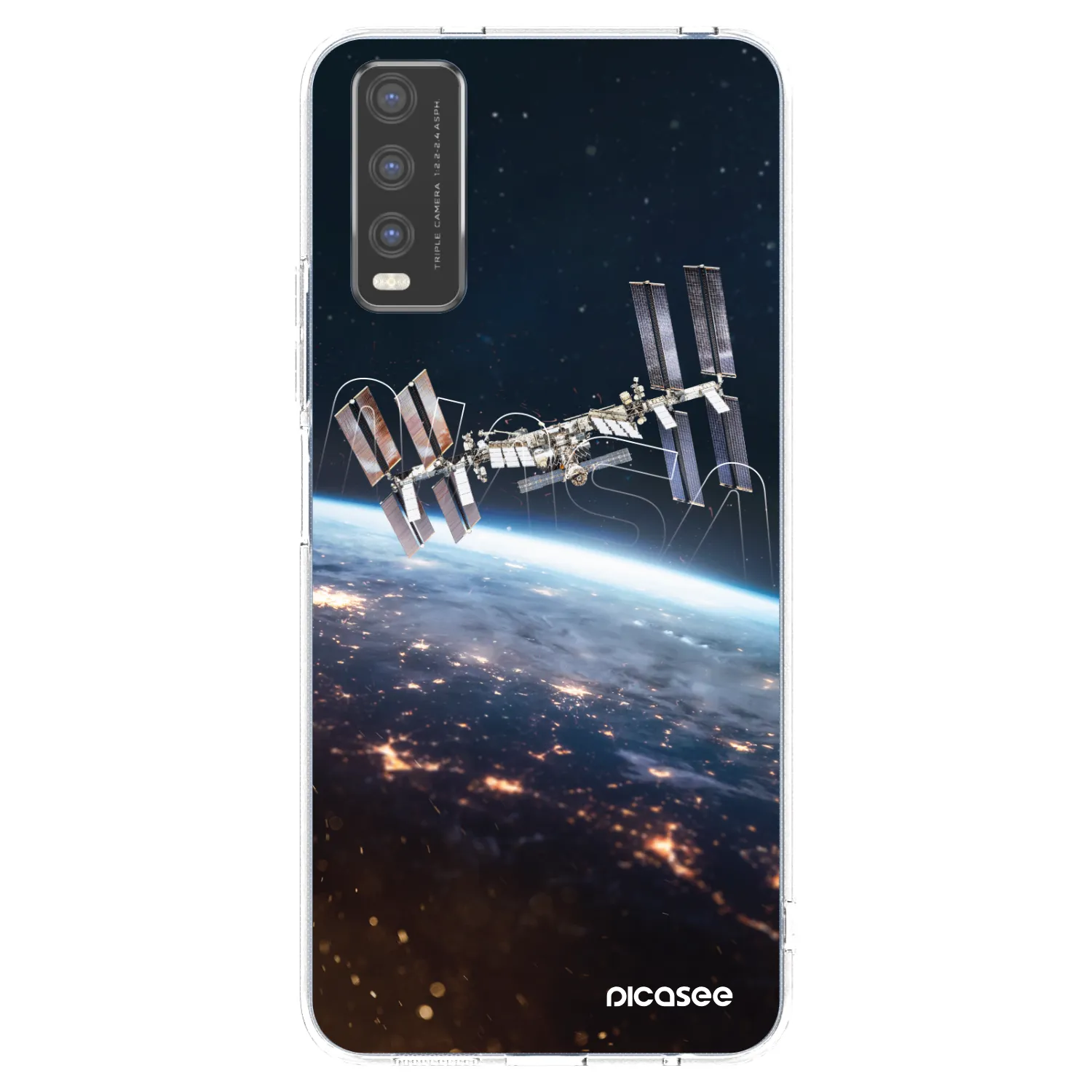 Picasee Vivo Y20s Hülle - Transparentes Silikon - Station