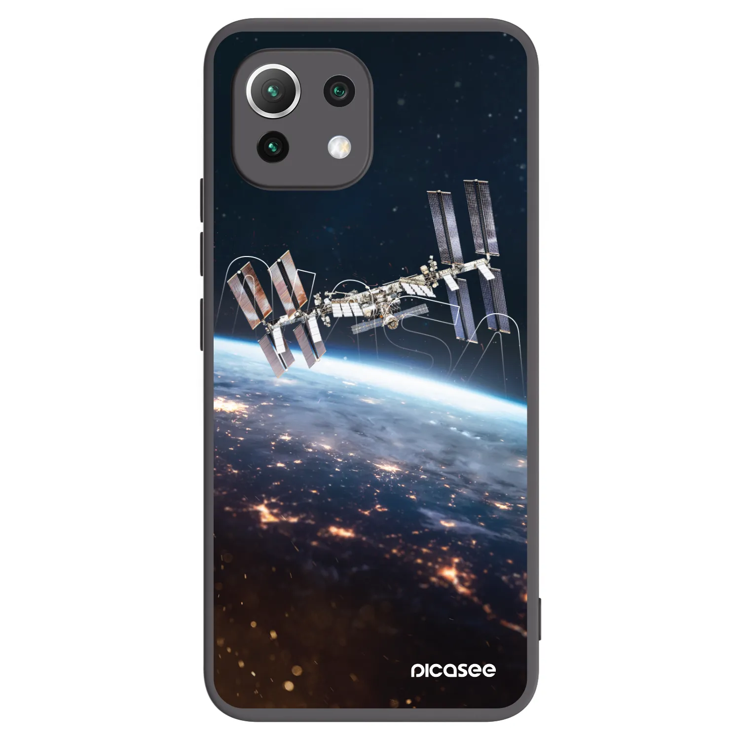 Picasee Xiaomi 11 Lite 5G NE Hülle - Schwarzes Silikon - Station