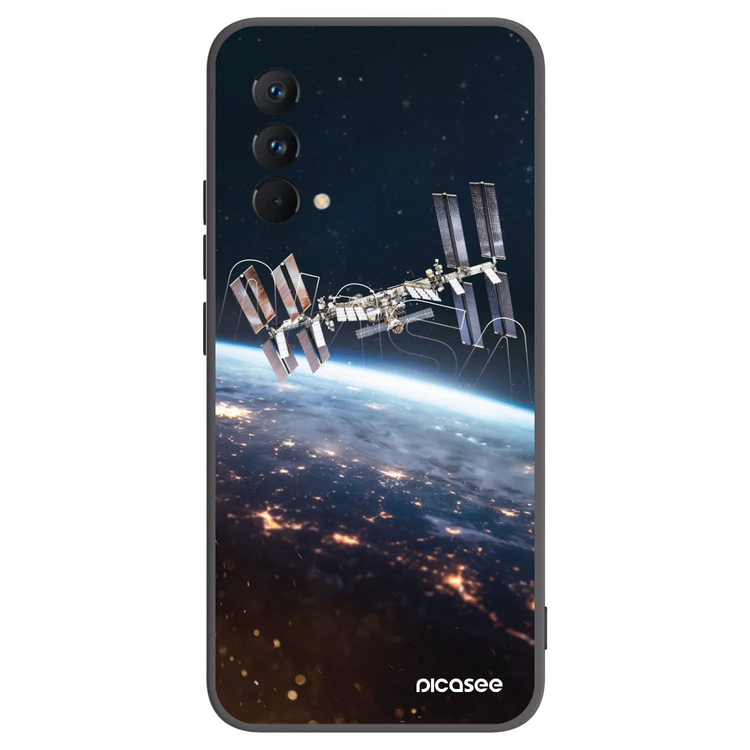 Picasee Realme GT Master Edition 5G Hülle - Schwarzes Silikon - Station