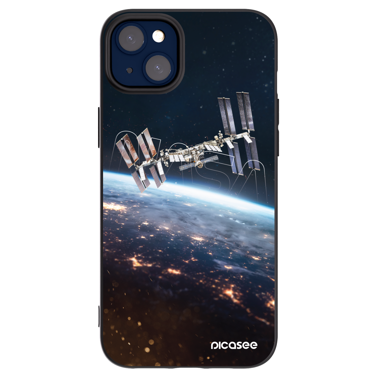 Picasee Apple iPhone 14 Plus Hülle - Schwarzes Silikon - Station