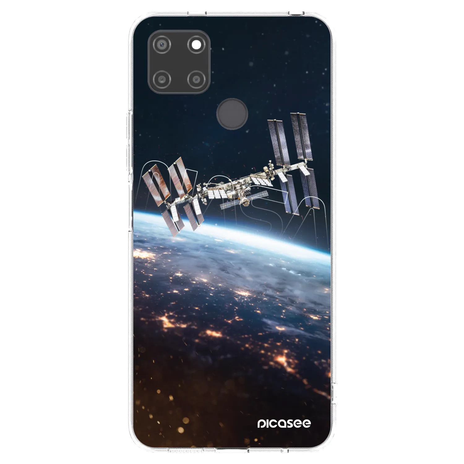 Picasee Realme C21Y Hülle - Transparentes Silikon - Station