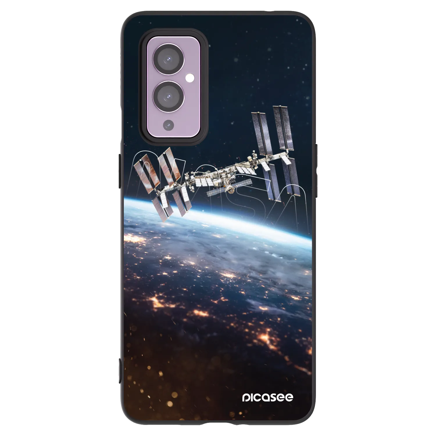 Picasee OnePlus 9 Hülle - Schwarzes Silikon - Station