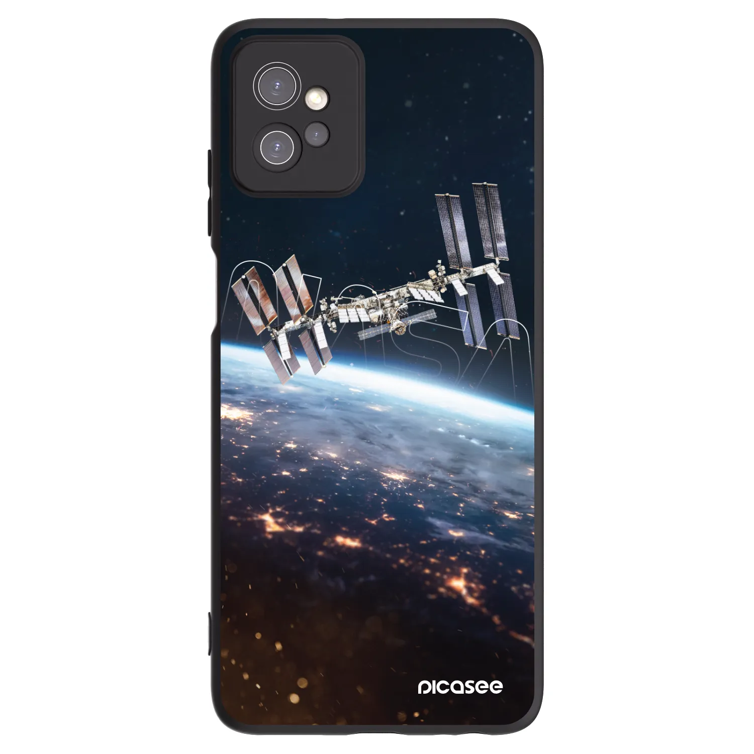 Picasee Motorola Moto G32 Hülle - Schwarzes Silikon - Station