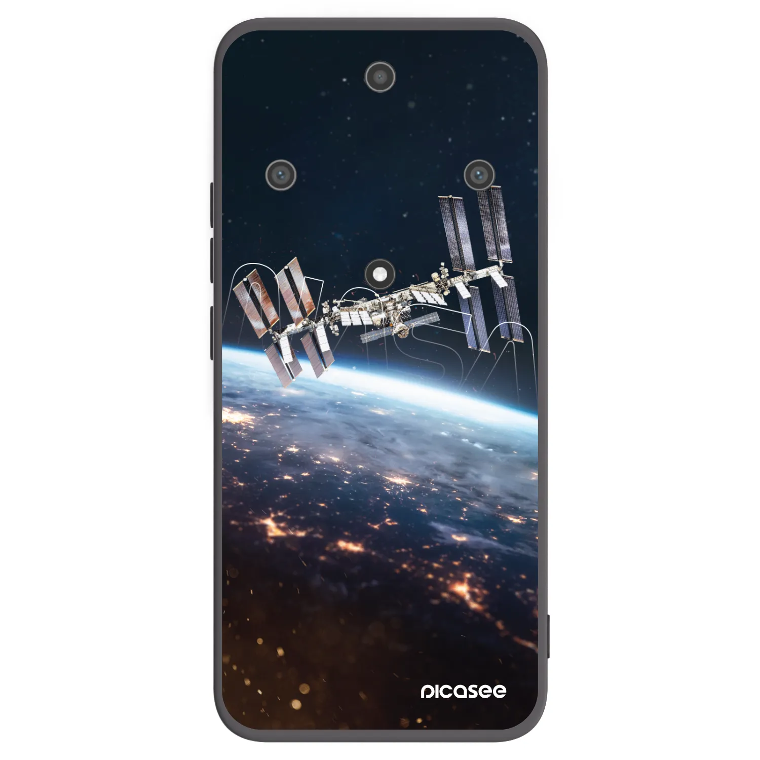 Picasee Honor Magic5 Lite 5G Hülle - Schwarzes Silikon - Station