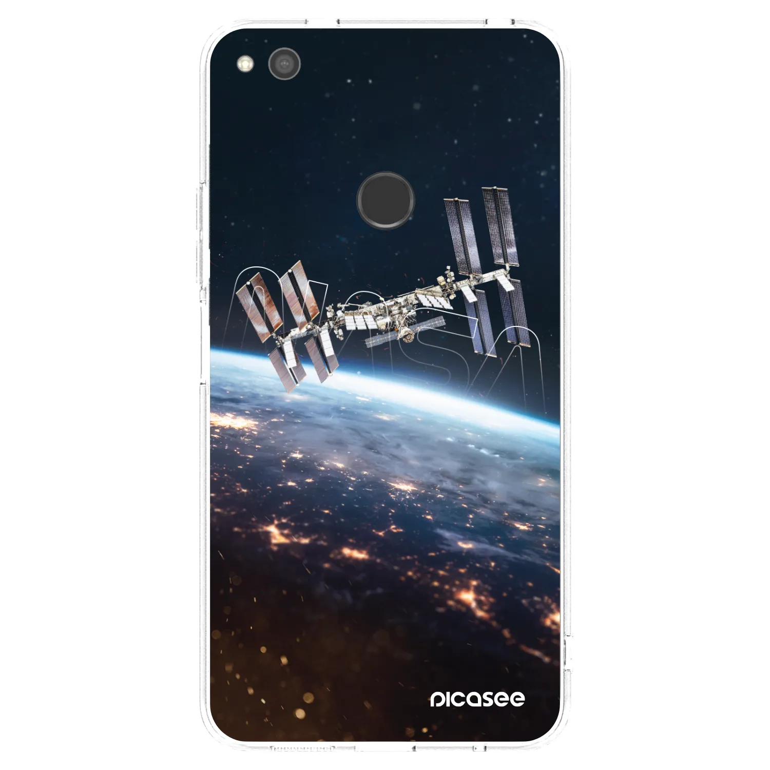 Picasee Huawei P9 Lite 2017 Hülle - Transparentes Silikon - Station