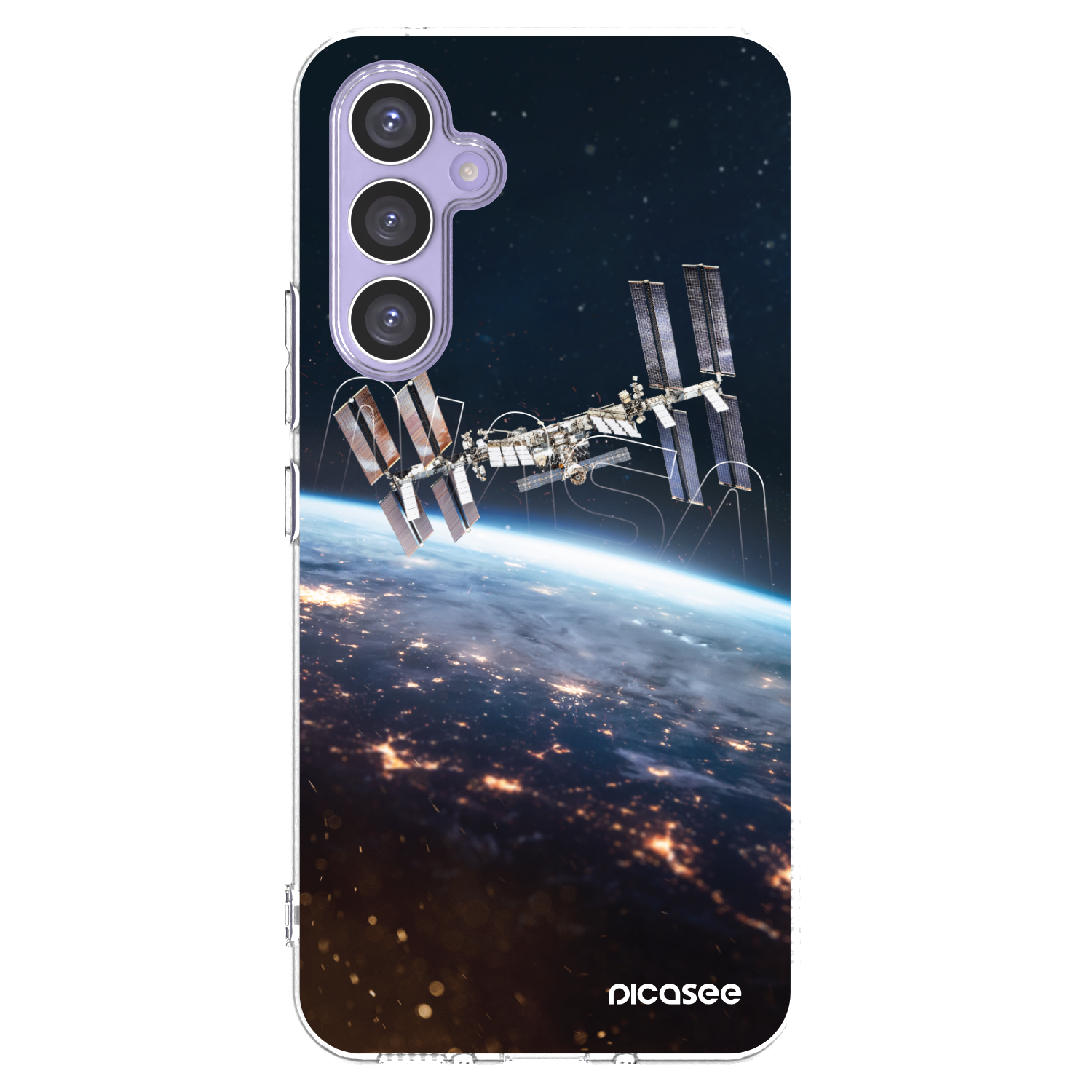 Picasee Samsung Galaxy A54 5G A546B Hülle - Transparentes Silikon - Station