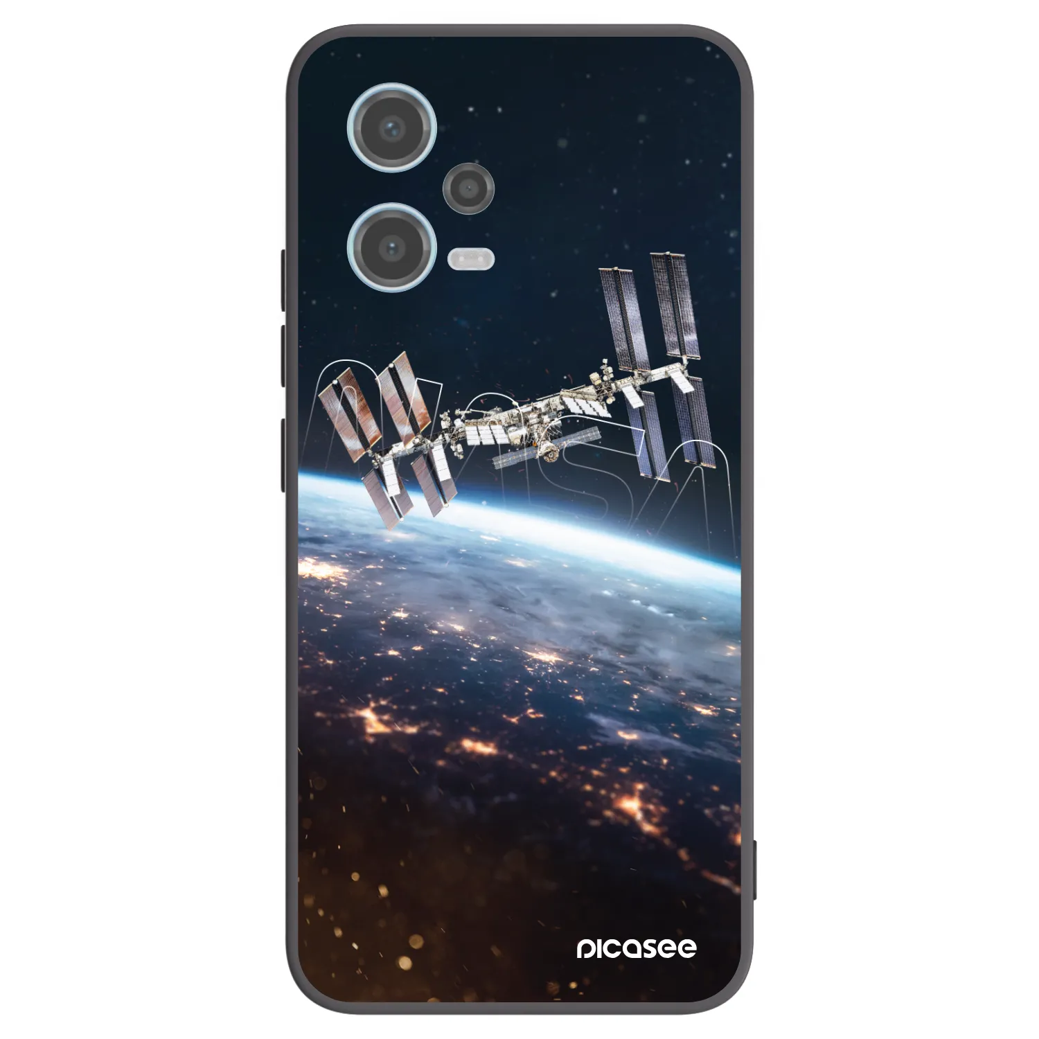 Picasee Xiaomi Redmi Note 12 5G Hülle - Schwarzes Silikon - Station