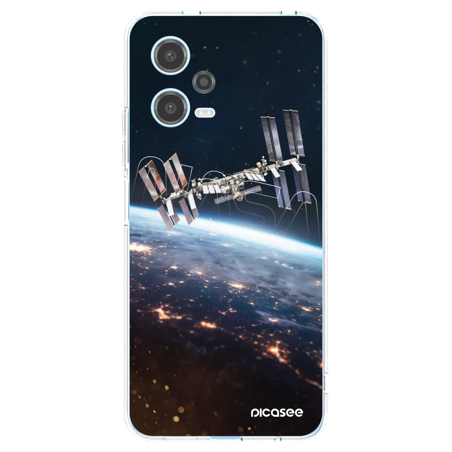 Picasee Xiaomi Redmi Note 12 5G Hülle - Transparentes Silikon - Station