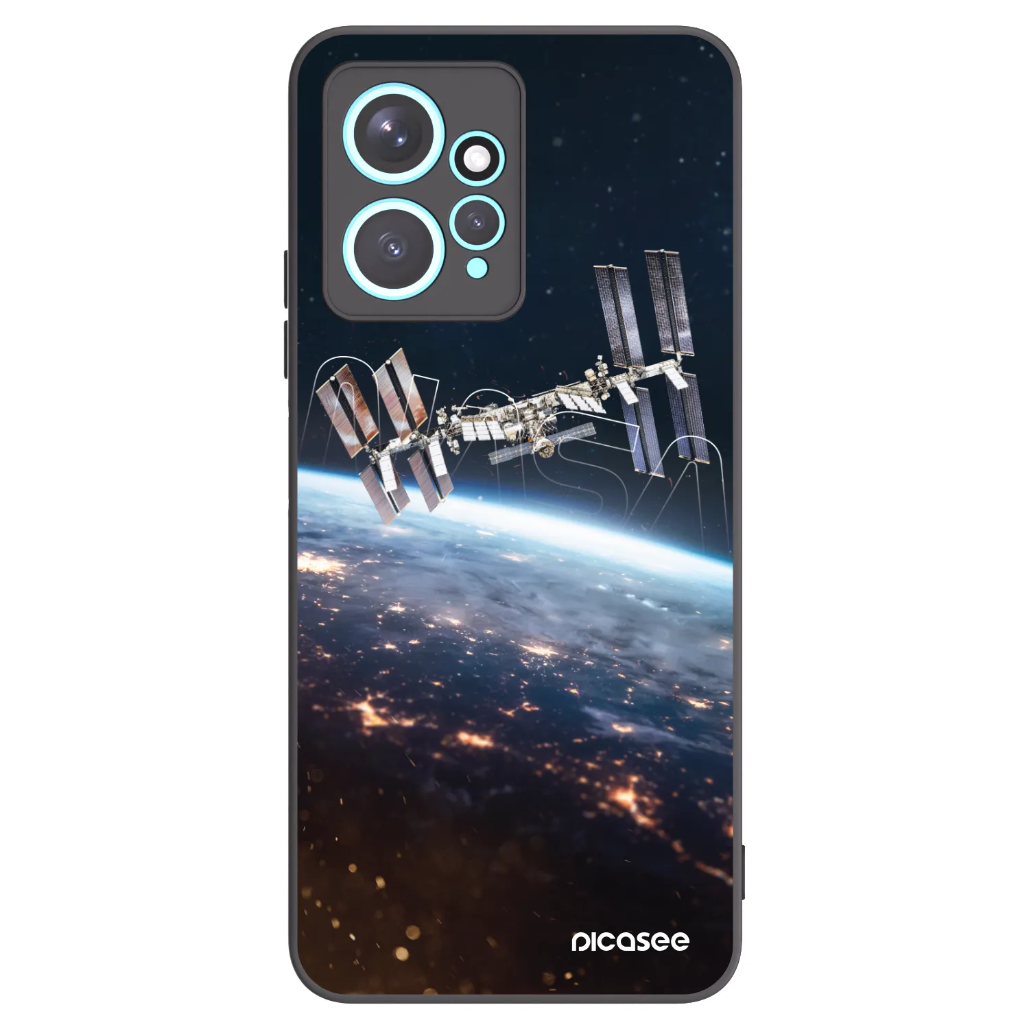 Picasee Xiaomi Redmi Note 12 4G Hülle - Schwarzes Silikon - Station