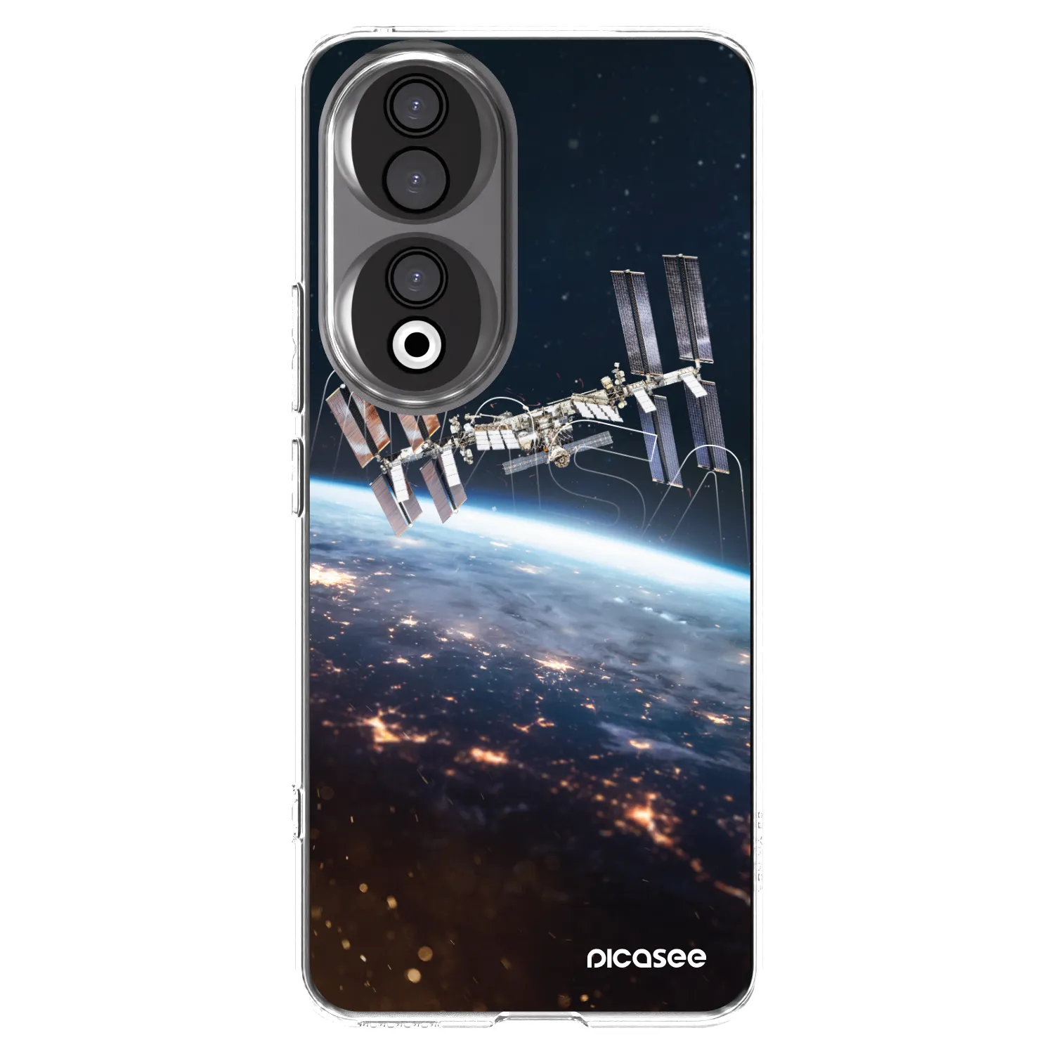 Picasee Honor 90 5G Hülle - Transparentes Silikon - Station