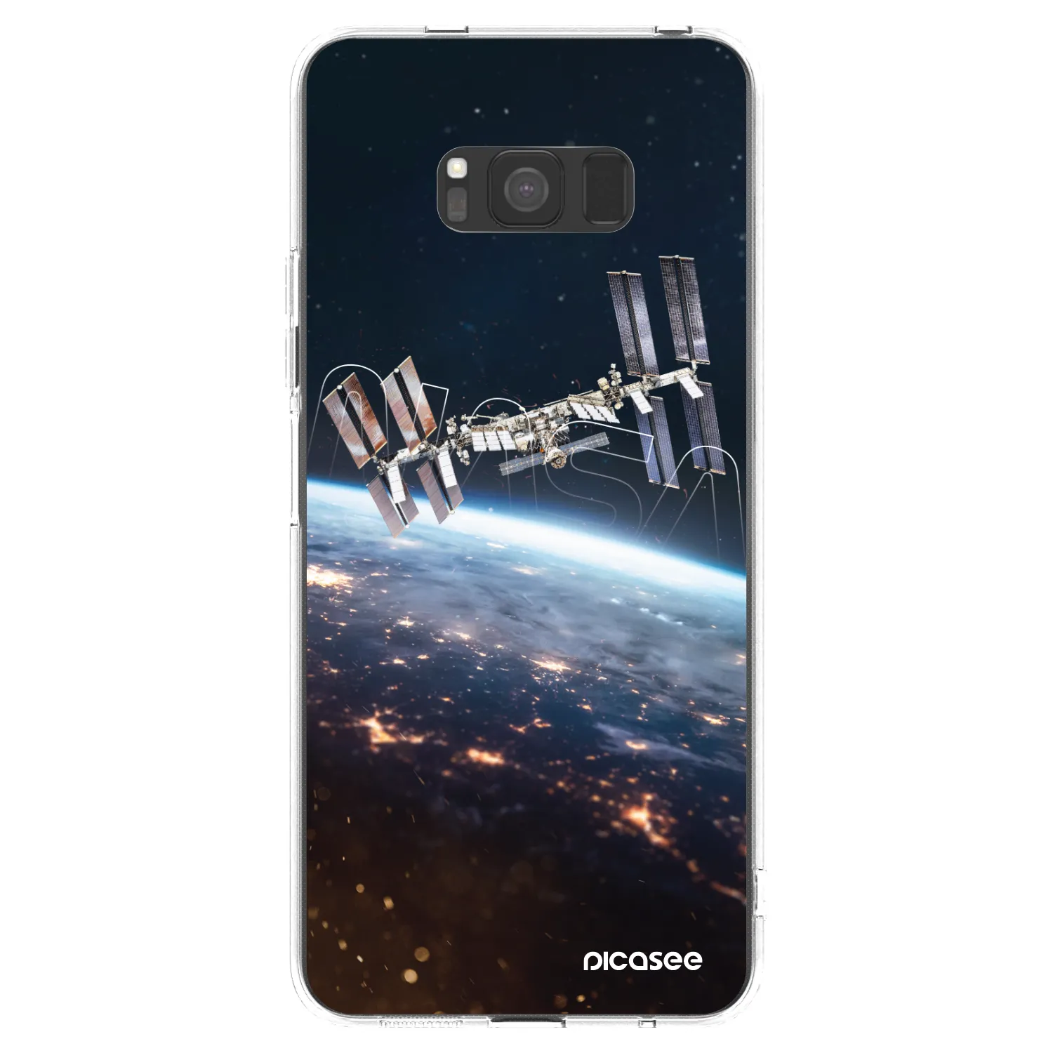 Picasee Samsung Galaxy S8 G950F Hülle - Transparentes Silikon - Station