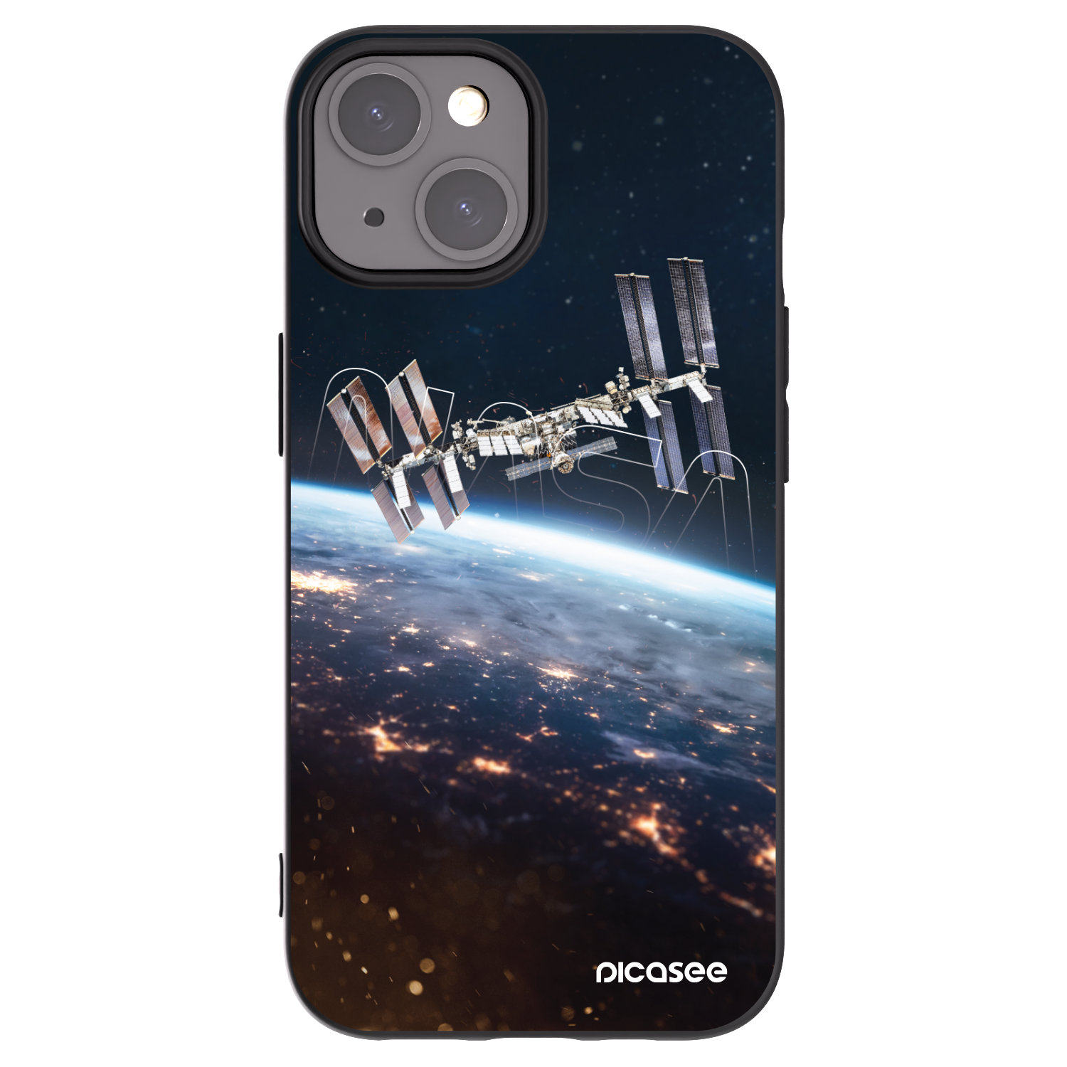 Picasee Apple iPhone 15 Hülle - Schwarzes Silikon - Station