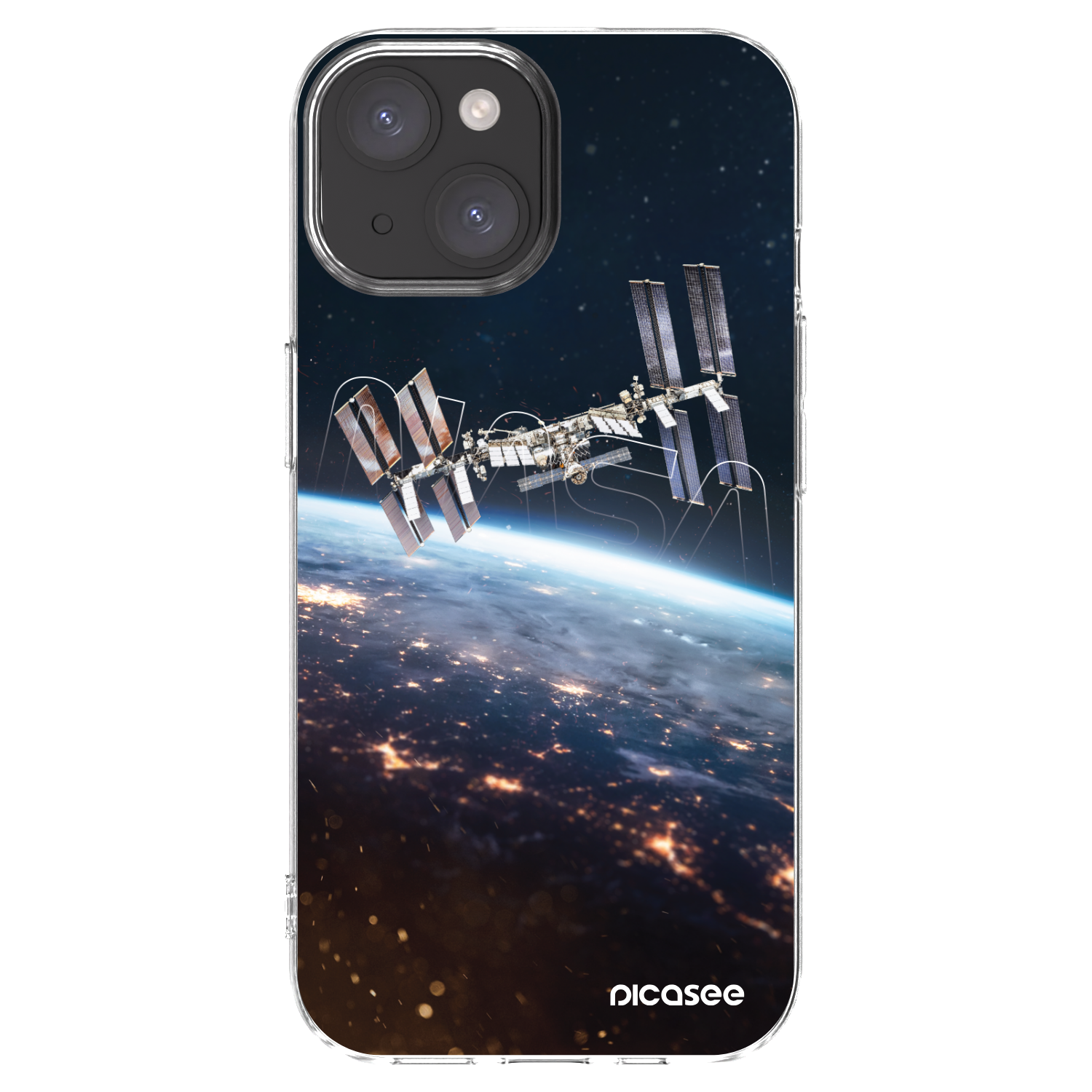 Picasee Apple iPhone 15 Hülle - Transparentes Silikon - Station