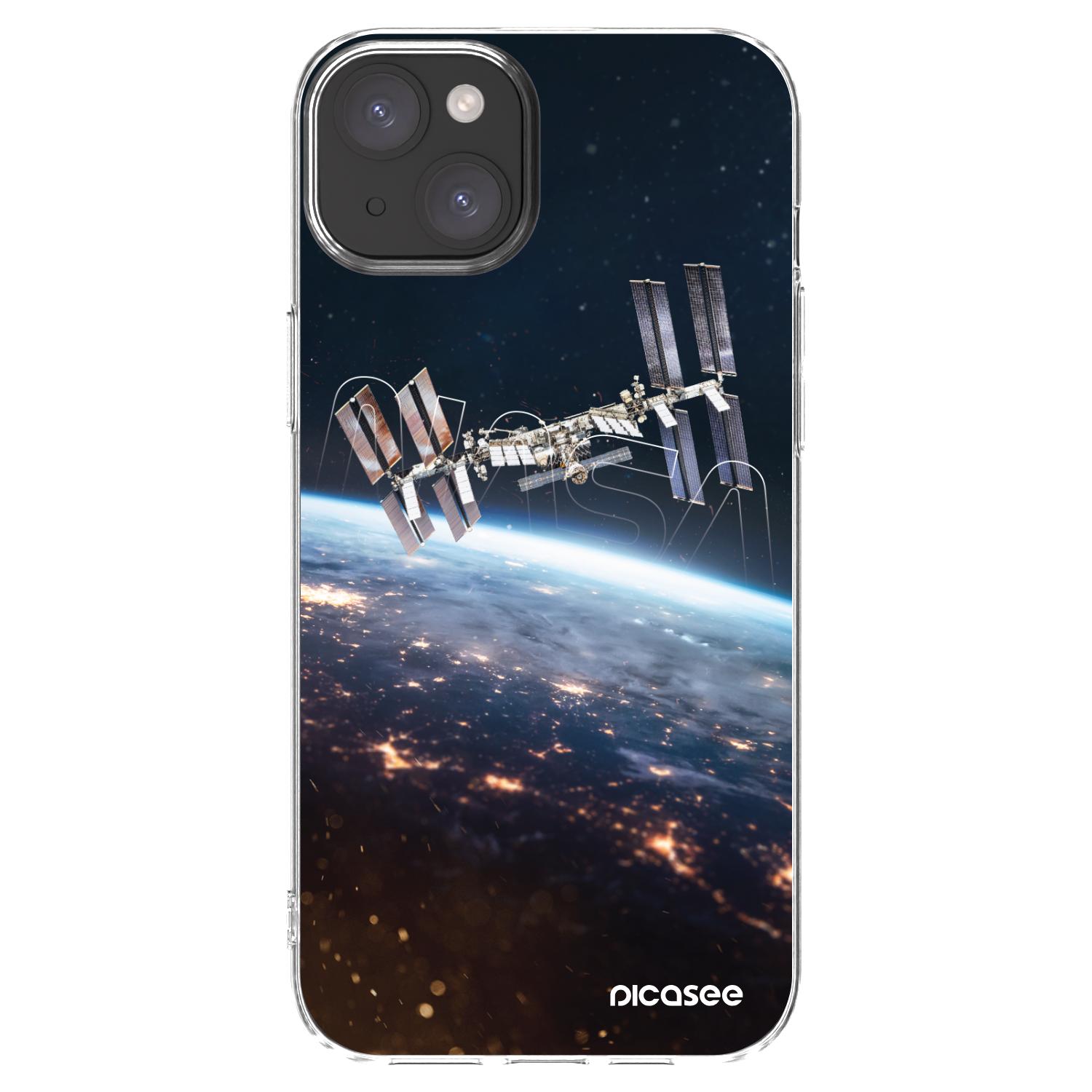 Picasee Apple iPhone 15 Plus Hülle - Transparentes Silikon - Station