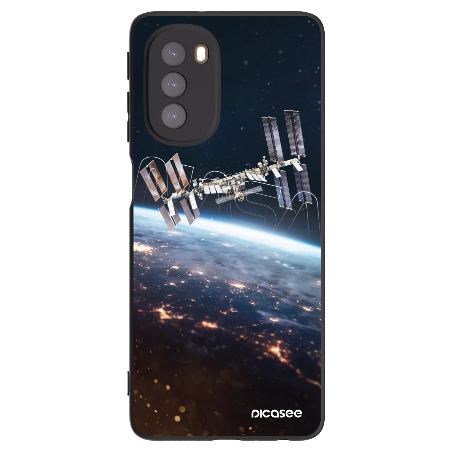 Picasee Motorola Moto G51 Hülle - Schwarzes Silikon - Station