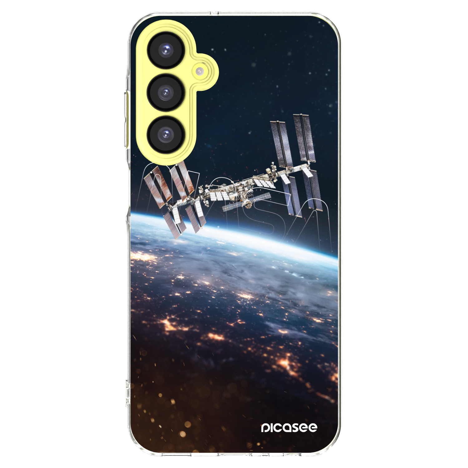 Picasee Samsung Galaxy A25 A256B 5G Hülle - Transparentes Silikon - Station