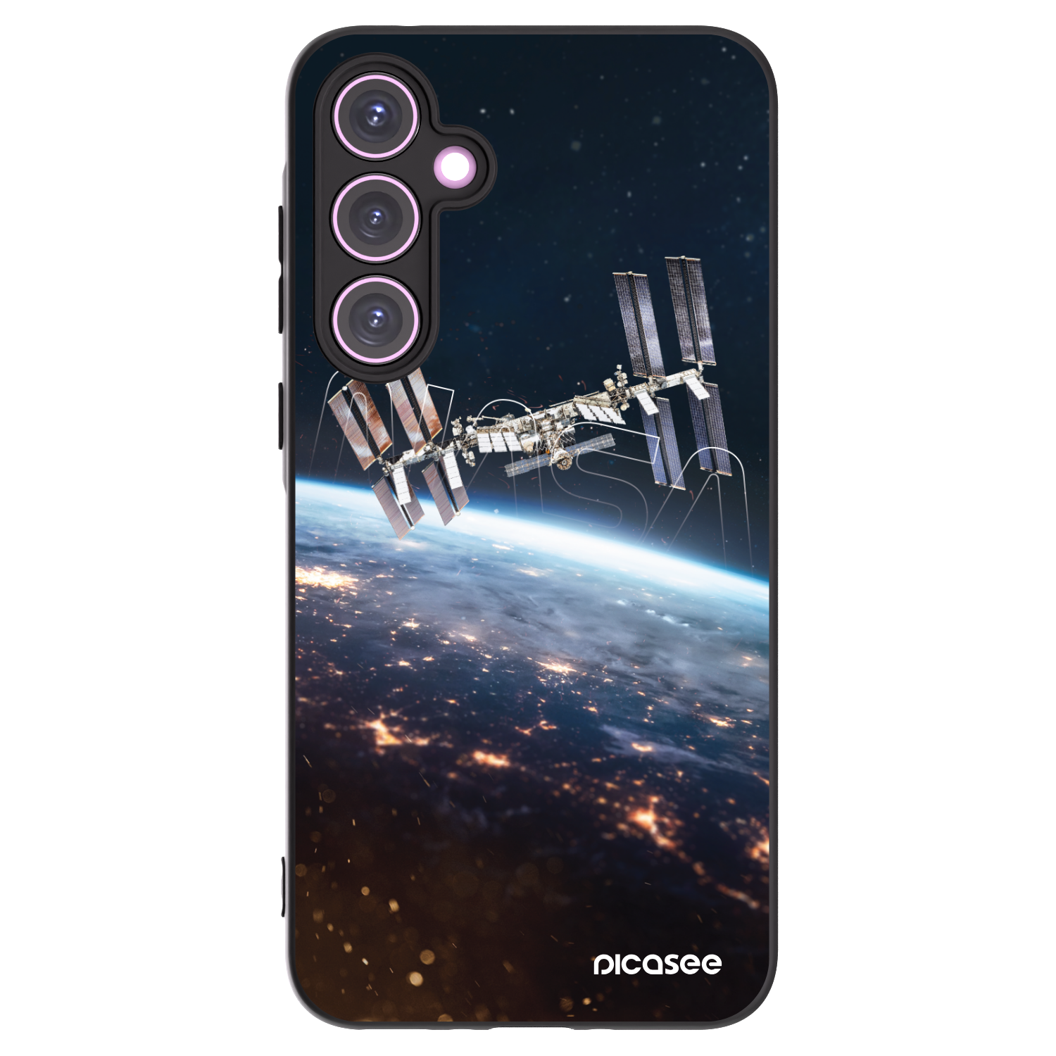 Picasee Samsung Galaxy A35 5G A356B Hülle - Schwarzes Silikon - Station