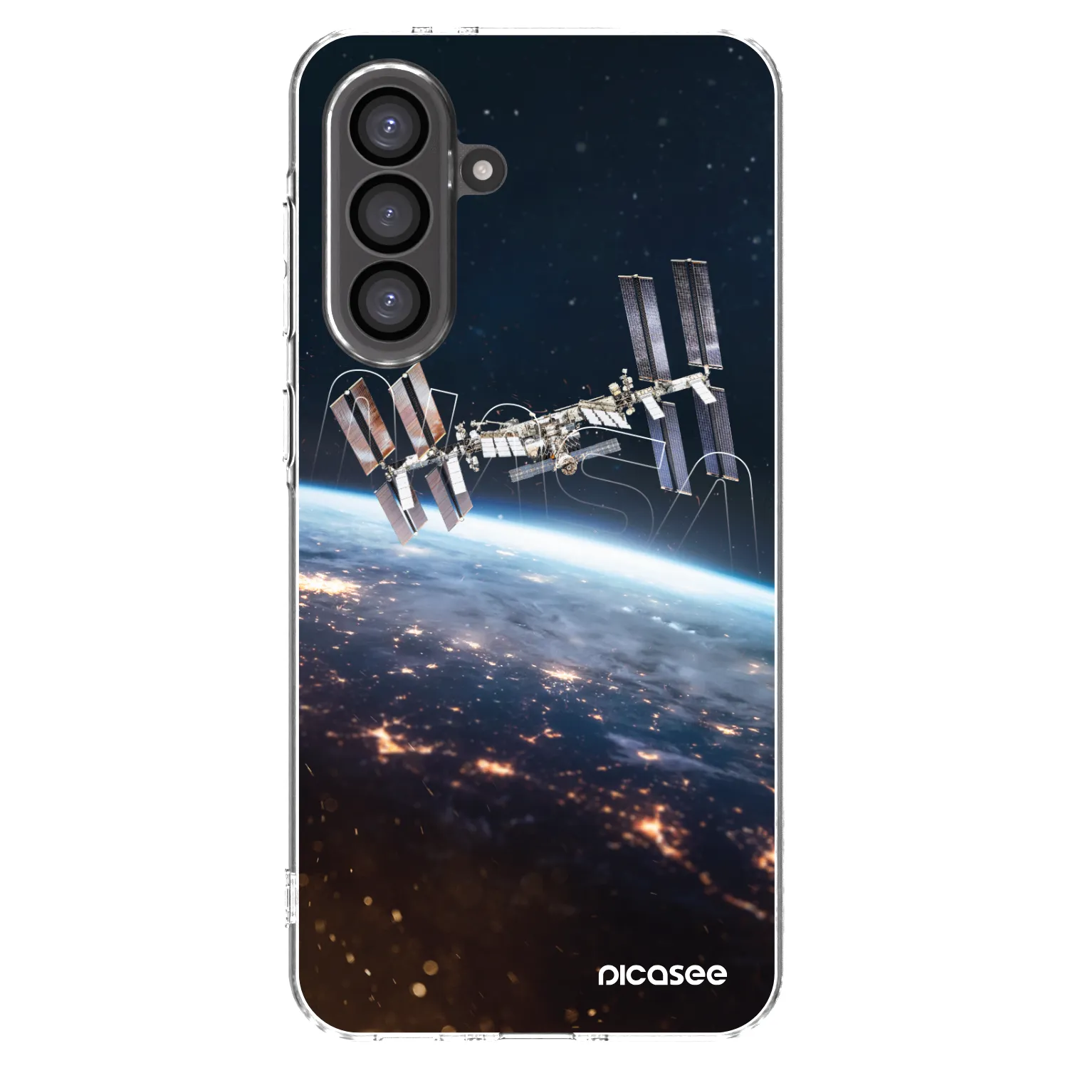 Picasee Samsung Galaxy A56 5G A566B Hülle - Transparentes Silikon - Station
