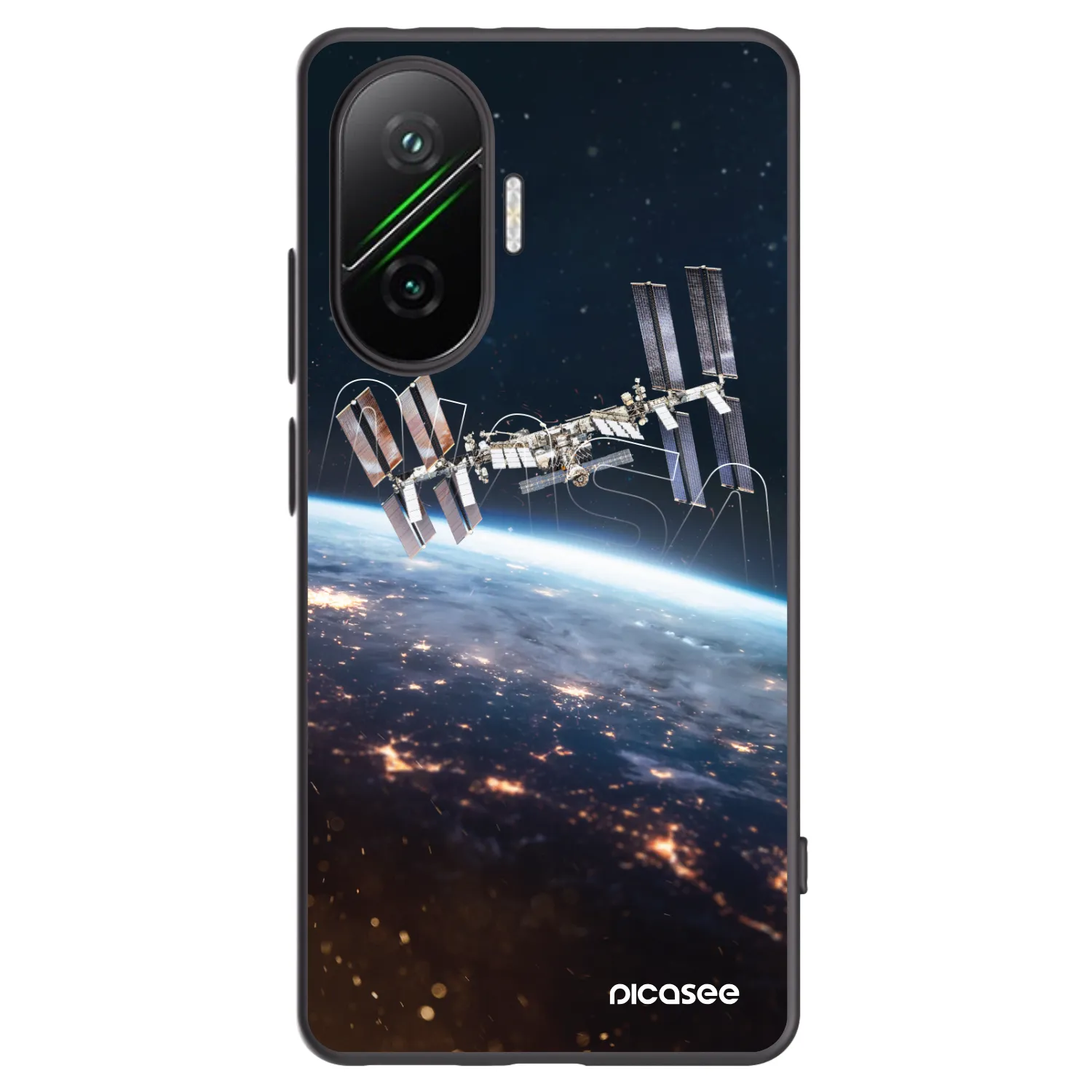 Picasee Xiaomi Poco F7 Pro 5G Hülle - Schwarzes Silikon - Station