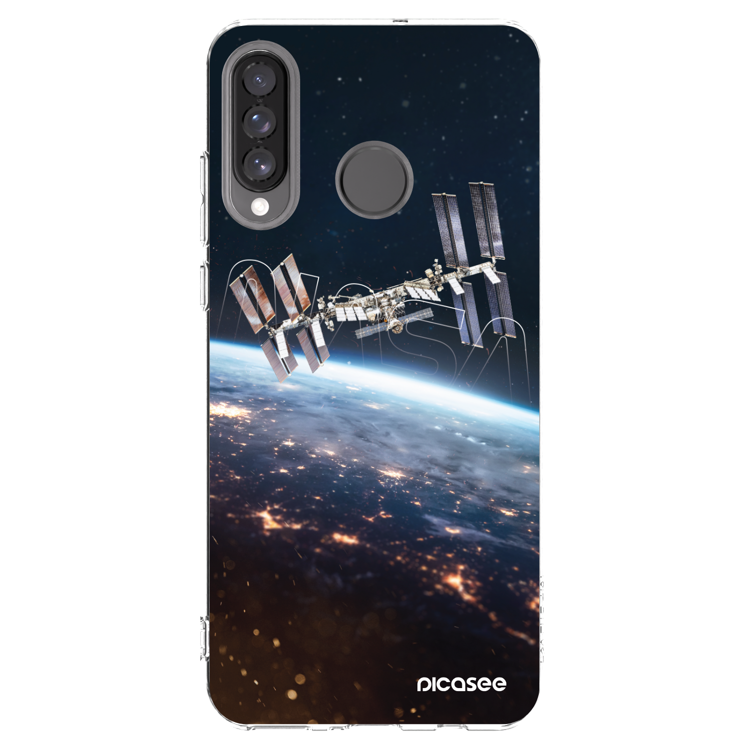 Picasee Huawei P30 Lite Hülle - Transparentes Silikon - Station