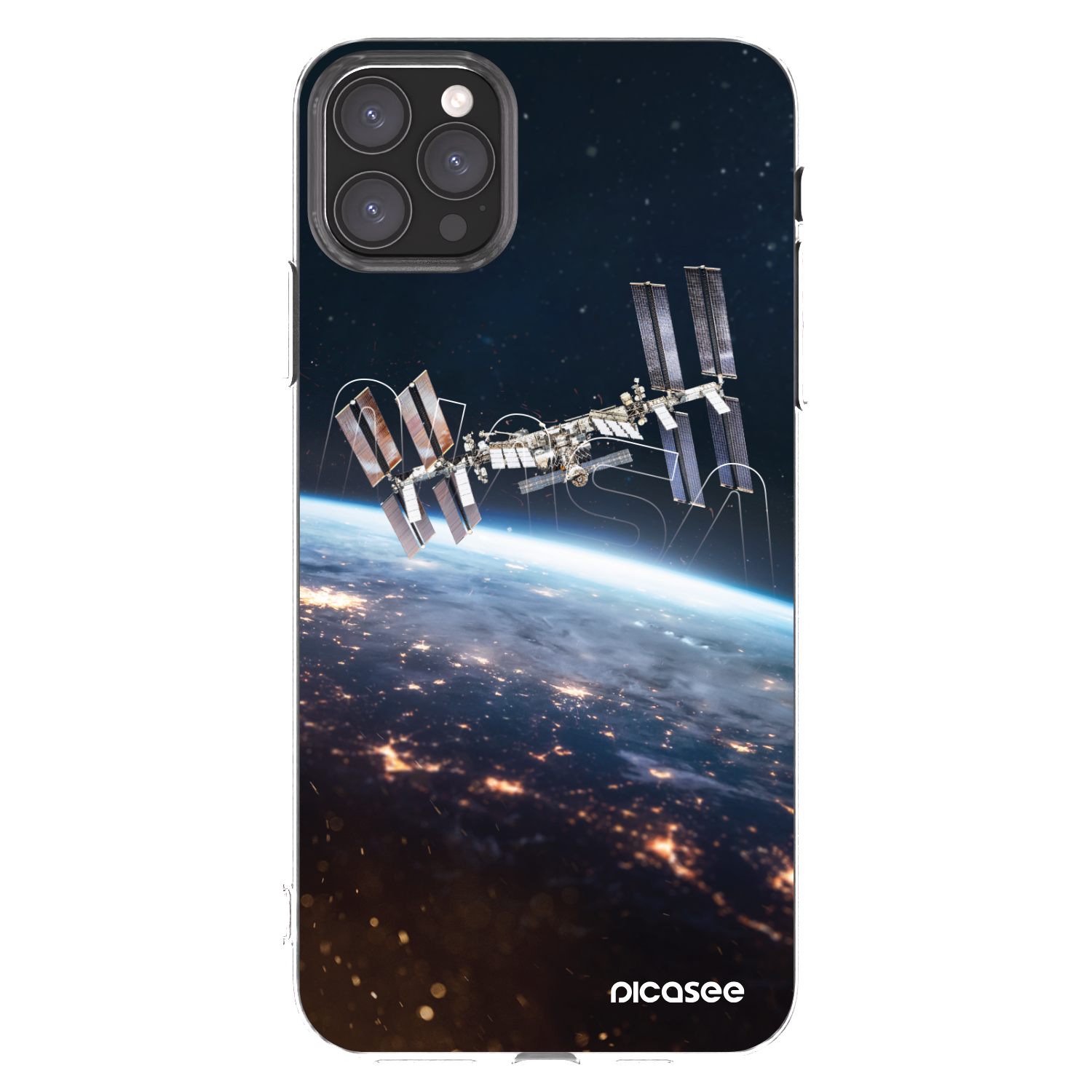 Picasee Apple iPhone 11 Pro Max Hülle - Transparentes Silikon - Station