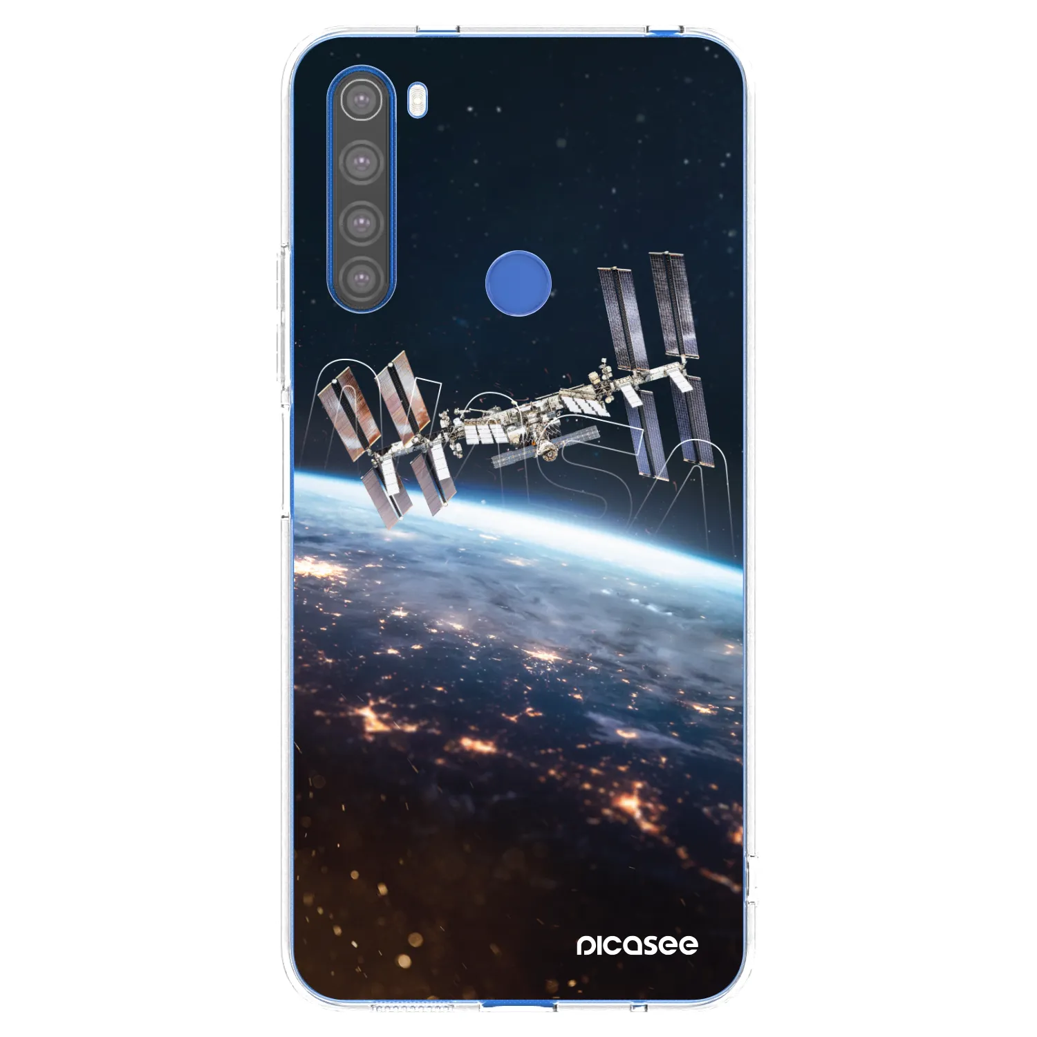 Picasee Xiaomi Redmi Note 8T Hülle - Transparentes Silikon - Station