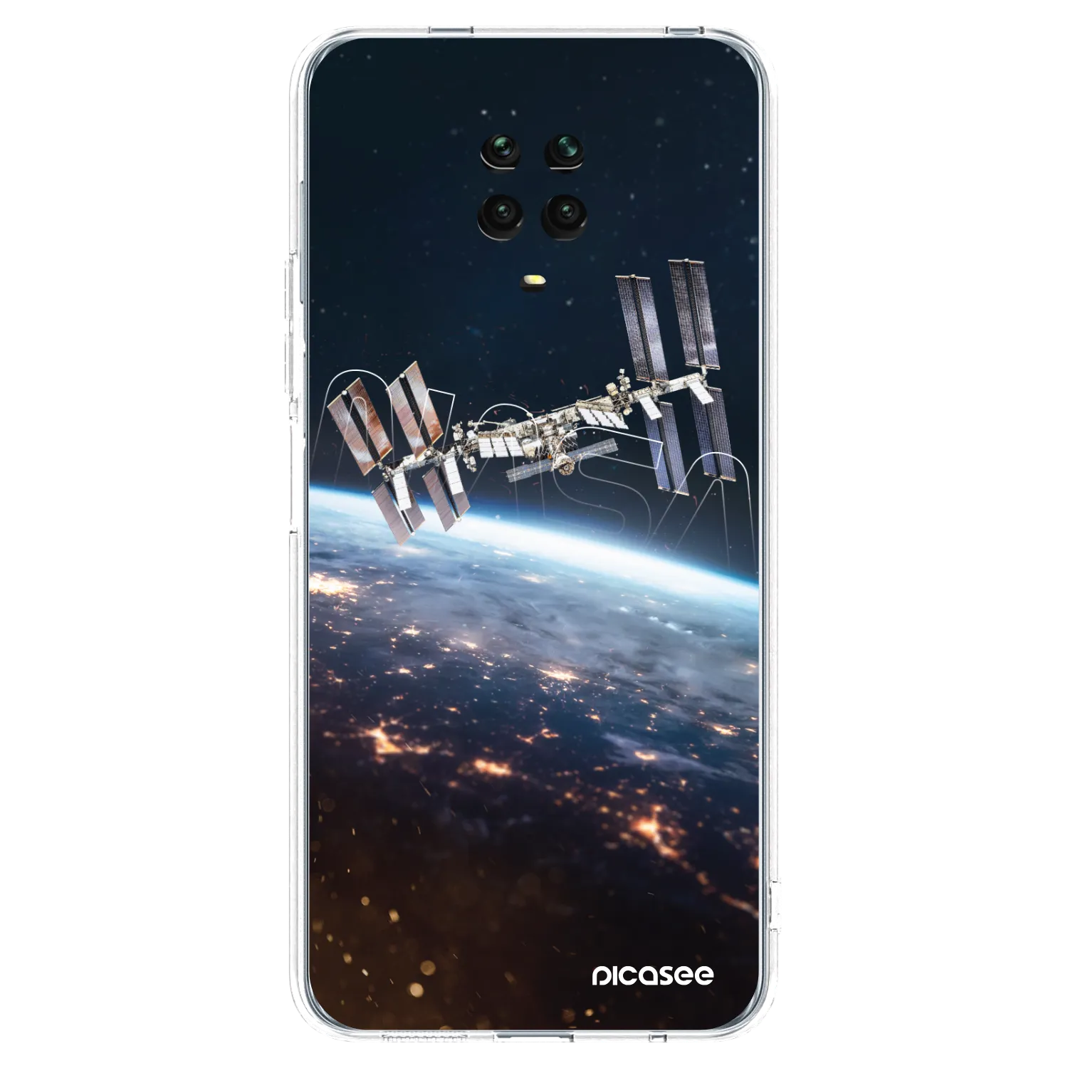 Picasee Xiaomi Redmi Note 9 Pro Hülle - Transparentes Silikon - Station