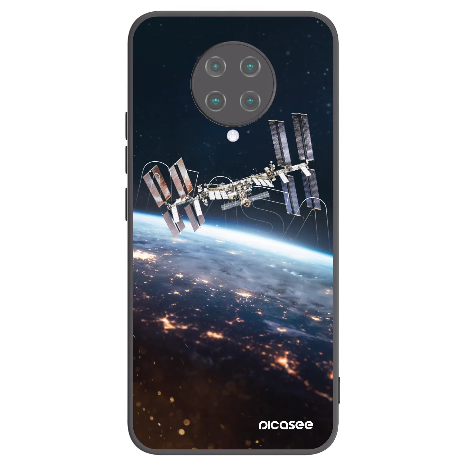Picasee Xiaomi Poco F2 Pro Hülle - Schwarzes Silikon - Station