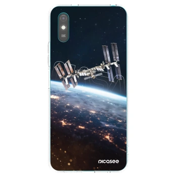 Picasee Xiaomi Redmi 9A Hülle - Transparentes Silikon - Station